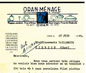 Oran Courriers pub 788
